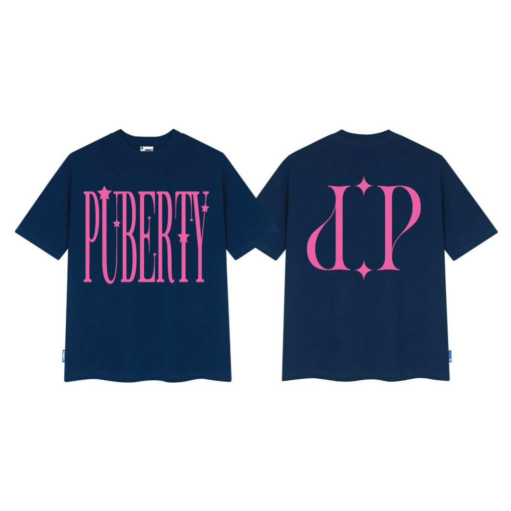 Áo thun,áo phông UNISEX FORM “PINK LOGO PUBERTY” TEE cho nam nữ