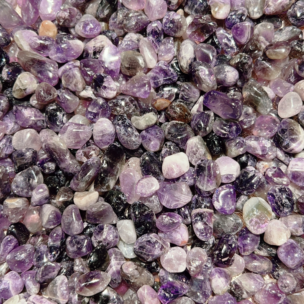 100g Vụn đá Dark Amethyst - TA tím tự nhiên