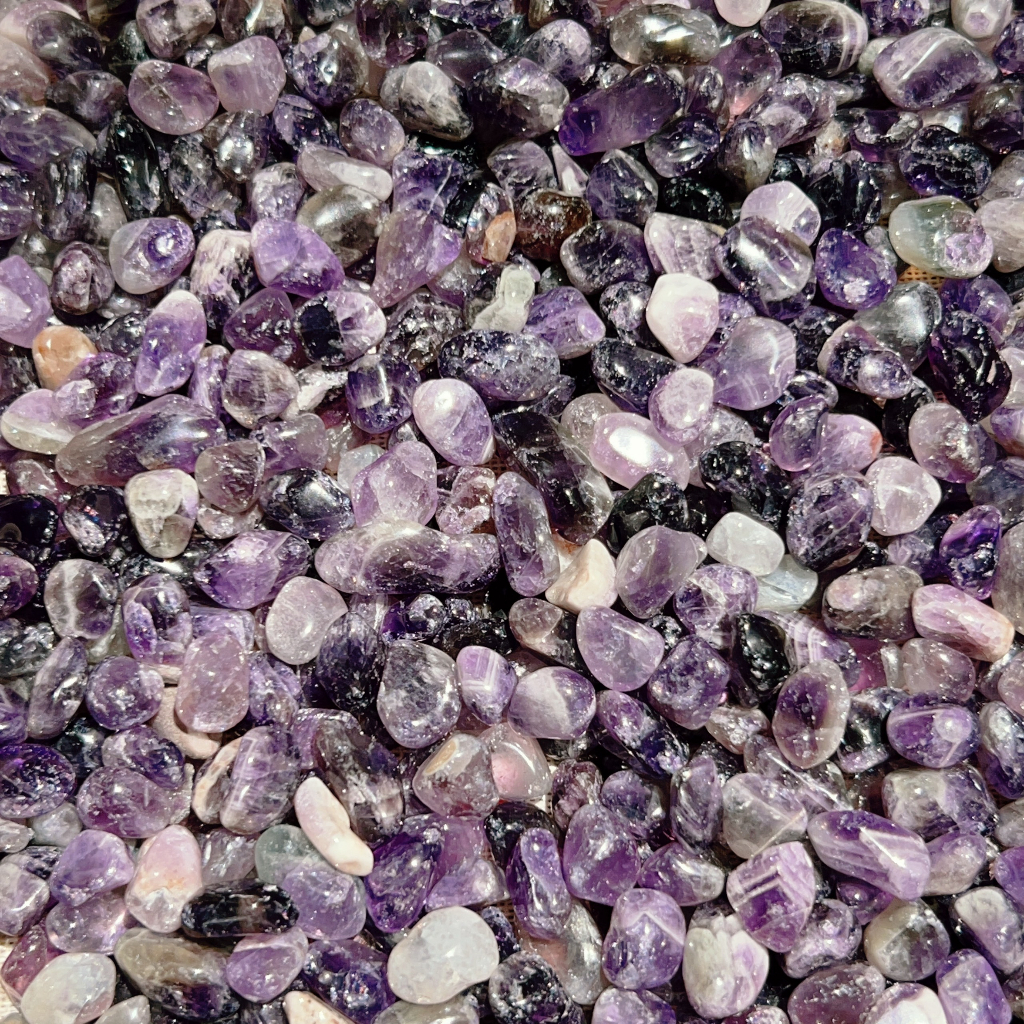 100g Vụn đá Dark Amethyst - TA tím tự nhiên