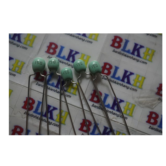 5 Tụ gốm âm thanh xanh 150 15pF chính hãng Panasonic