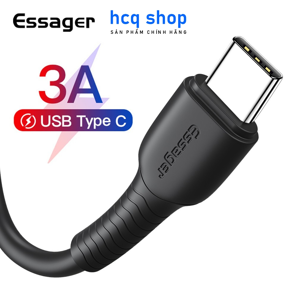 Cáp sạc nhanh Type C Essager 3A