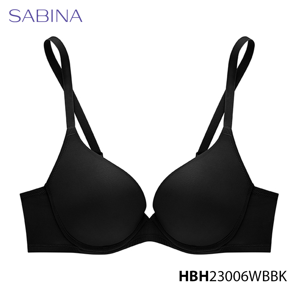 [Mã FATREND1910 giảm đến 30k tối đa 99k] Áo Lót Mút Vừa Màu Trơn Hapyy Lady By Sabina HBH23006WB (tương tự HBXLP0004)