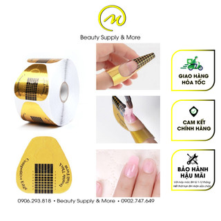 Cuộn Form 500 Móng Đắp Gel, Đắp Bột