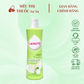 Dung Dịch Vệ Sinh LACTACYD ODOR FRESH chai 250ml ⚡ CAM KẾT CHÍNH HÃNG ⚡ Dung dịch vệ sinh phụ nữ bảo vệ và ngăn mùi 24h