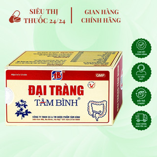 [ Hộp 60 viên ] Viên Uống Đại Tràng Tâm Bình ⚡ CAM KẾT CHÍNH HÃNG ⚡ Viên uống dành cho người có vấn đề về đại tràng
