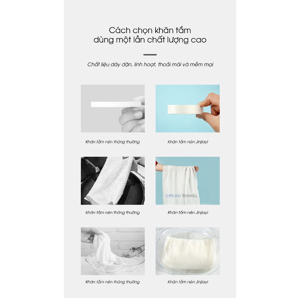 (HÀNG CHÍNH HÃNG) Khăn Tắm Nén Tiệt Trùng Du Lịch (70x140 CM) JINJIAYI, Khăn Mặt Nén Cao Cấp, Phụ Kiện Du Lịch 2023 | BigBuy360 - bigbuy360.vn
