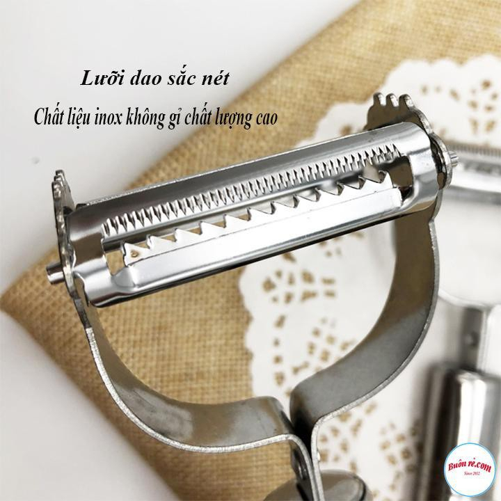 Nạo Rau Củ Quả 2IN1 Nạo Ngang Nhíp Nhổ Lông Bộ 3 Món Bằng Inox Không Gỉ Chất Lượng Cao
