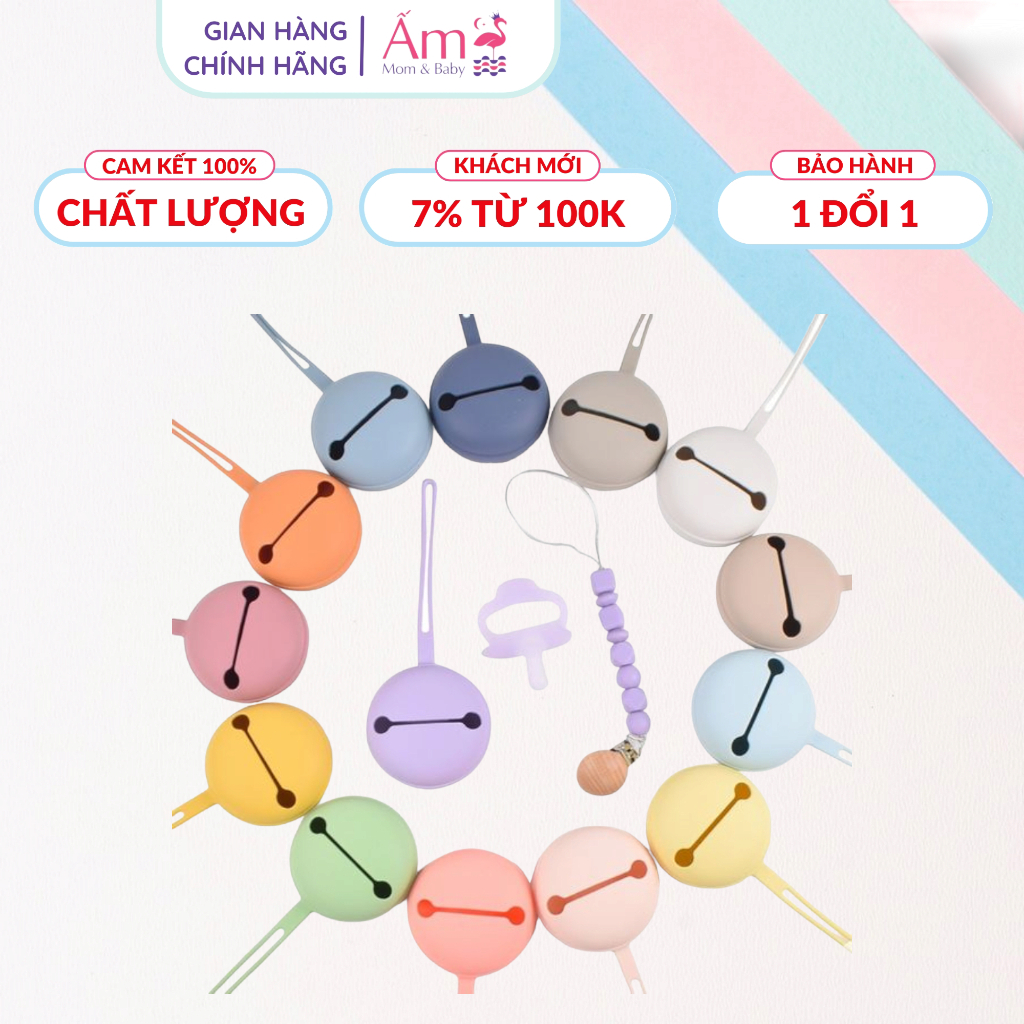 Hộp Đựng Ti Silicon Ấm Baby An Toàn Tiện Lợi Cho Mẹ Ấm Gift Decor