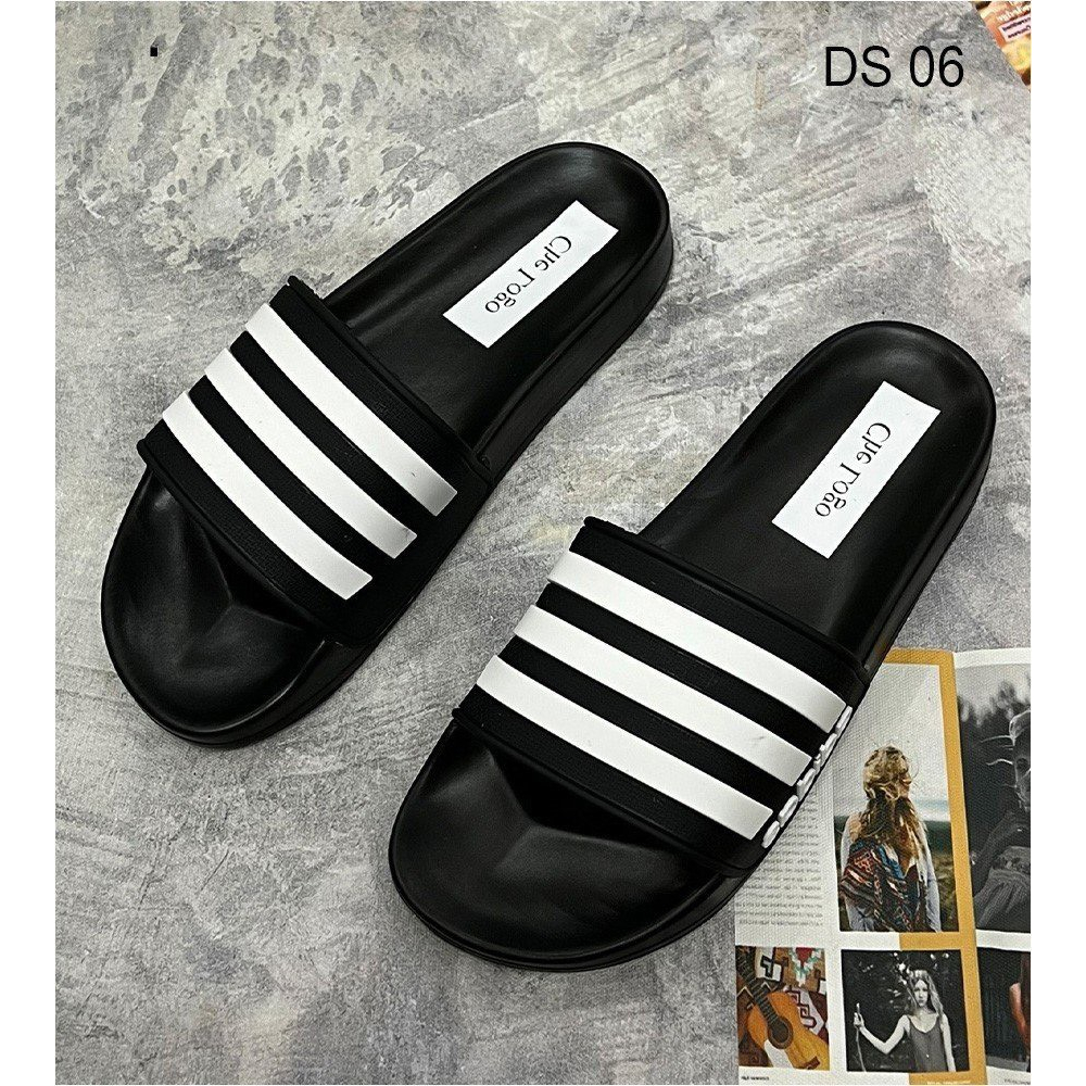 Dép nam, Dép thể thao nam adidas siêu nhẹ phong cách thể thao năng động  chất liệu cao su đê chống trơn  mẫu mới 2023