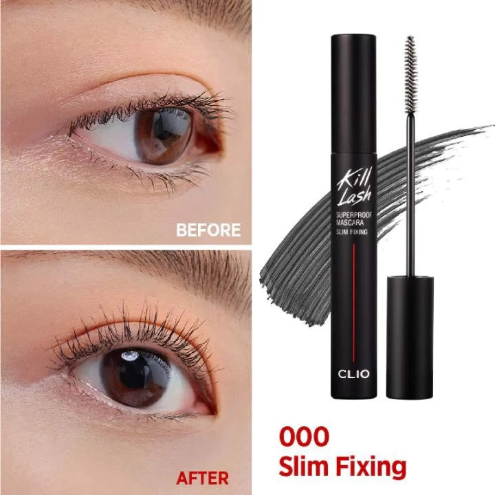 Chuốt Mi Clio Kill Lash Superproof Mascara 7g - Chải Mi Làm Cong Mi Lâu Trôi