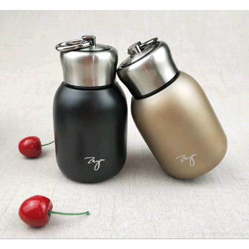 Bình giữ nhiệt cầm tay du lịch, bình giữ nhiệt inox mini 300ml, bình bầu đức