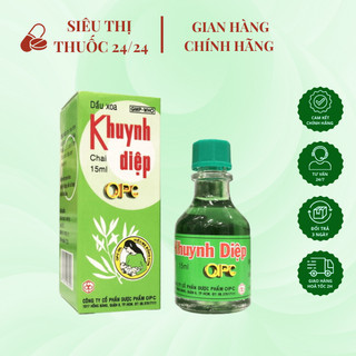 Dầu Khuynh Diệp OPC chai 15ml ⚡ CAM KẾT CHÍNH HÃNG ⚡ Dầu khuynh diệp hỗ trợ phòng cảm, sổ mũi, nghẹt mũi