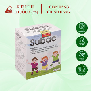 Cốm SuBạc hộp 15 gói ⚡ CAM KẾT CHÍNH HÃNG ⚡ Cốm uống bổ sung vitamin - hỗ trợ tăng cường sức đề kháng