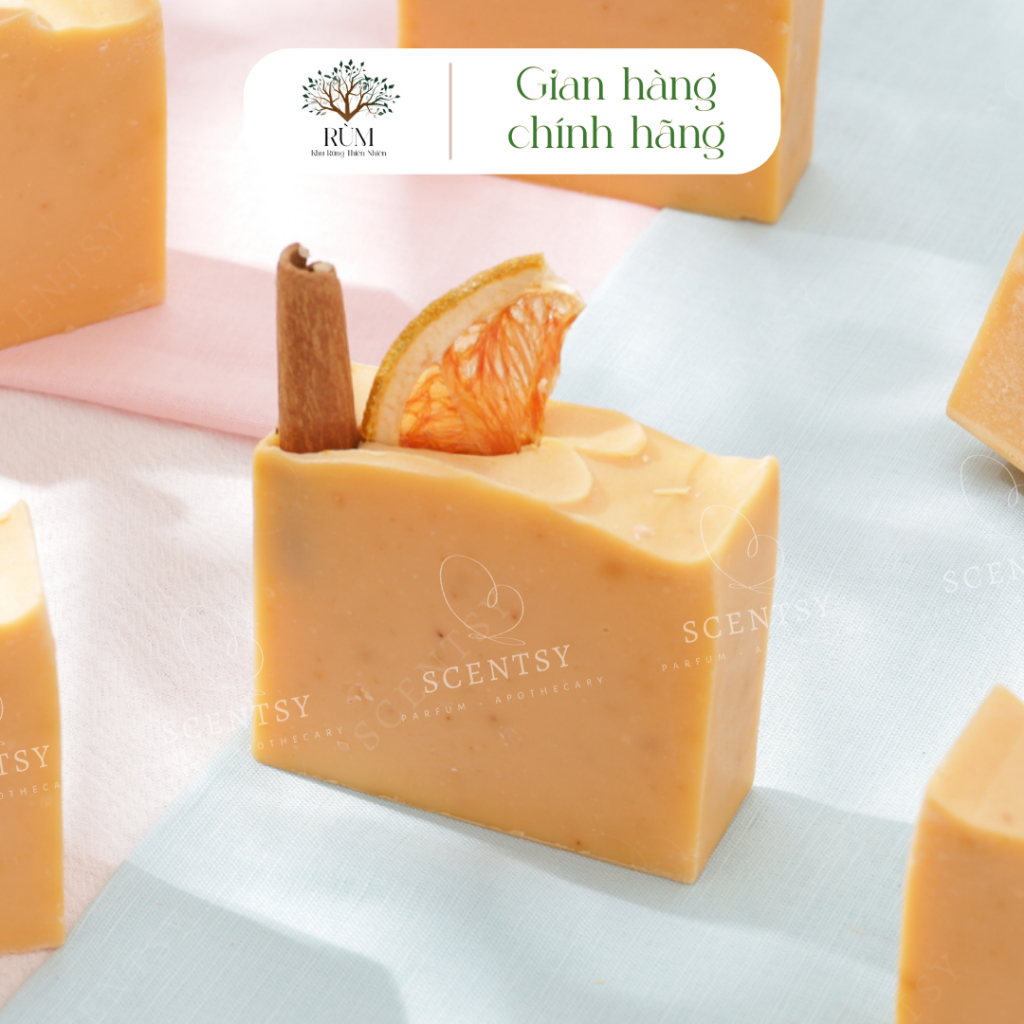Xà Phòng Tắm Thiên Nhiên mịn da| Mùi Cam Quế| Scentsy