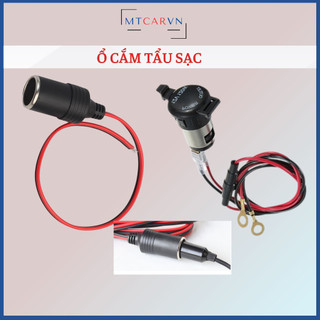 Ổ cắm đầu tẩu sạc 12v trên ô tô