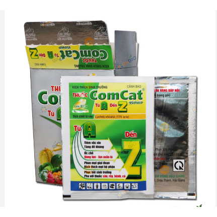 Comcat 150WP Từ A đến Z (7,55gr) Phục hồi sinh trưởng - Pha với thuốc sâu, rầy, bệnh, cỏ Đến Z