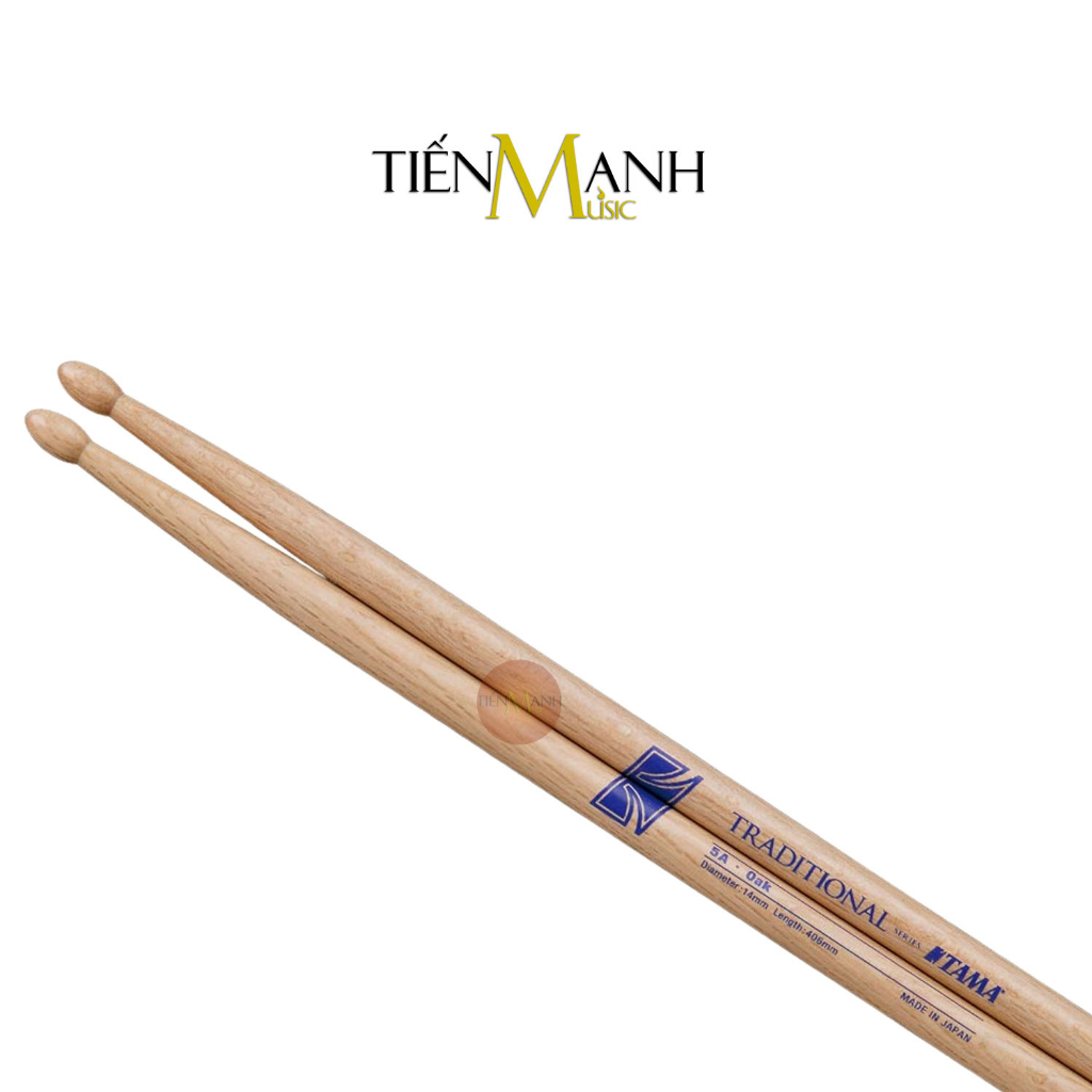 Dùi Trống Tama 5A, 7A, 5AN, 7AN Đầu Nhựa - Japanese Oak Drumsticks