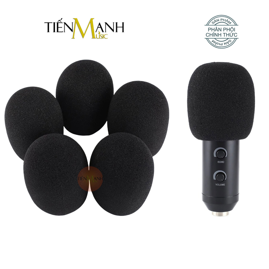 Mút Bọc Đầu Micro B20K Bông Lọc Gió, Màng Mút Lọc Âm cho Mic Thu Âm Pop Shield, Microphone Pop Filter