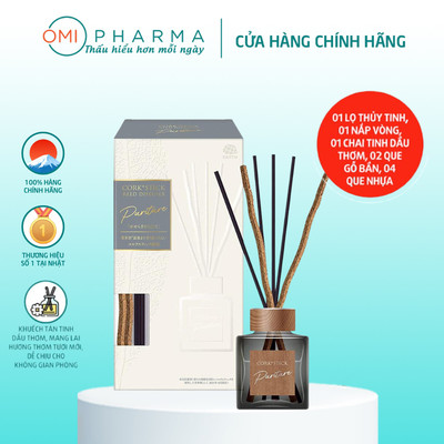 Bộ Tinh Dầu Khuyếch Tán Thơm Phòng Hương Suối Rừng Thuần Khiết Hakugen Earth Sukki-ri Nhật Bản (100ml)