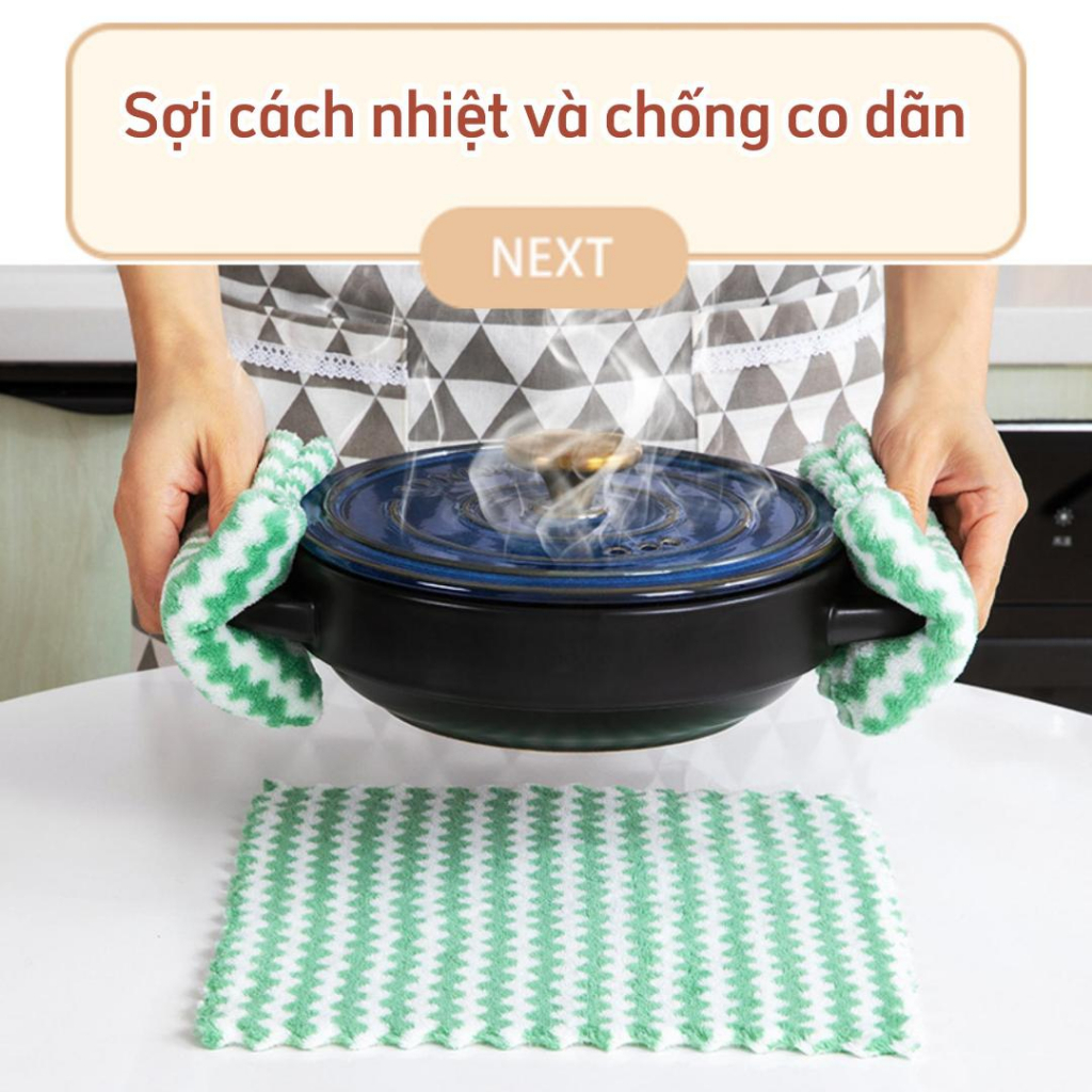 Khăn lau siêu thấm hút tiện lợi cho nhà bếp N087