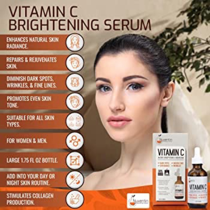 Serum Collagen- Vitamin C Nuventin Sáng Da Mờ Thâm 52ml