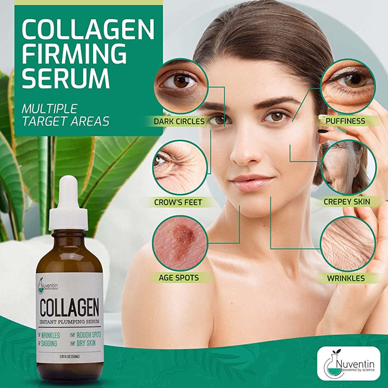 Serum Collagen- Vitamin C Nuventin Sáng Da Mờ Thâm 52ml