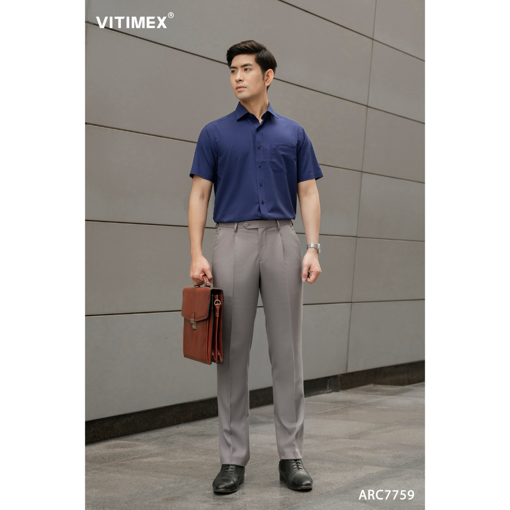 Áo Sơ Mi Ngắn Tay Dáng Regular Vitimex - ARC7759