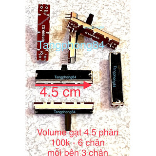 Volume gạt 4,5 phân .10k có 3chân. 100k có 6 chân giá 10 cây 100k