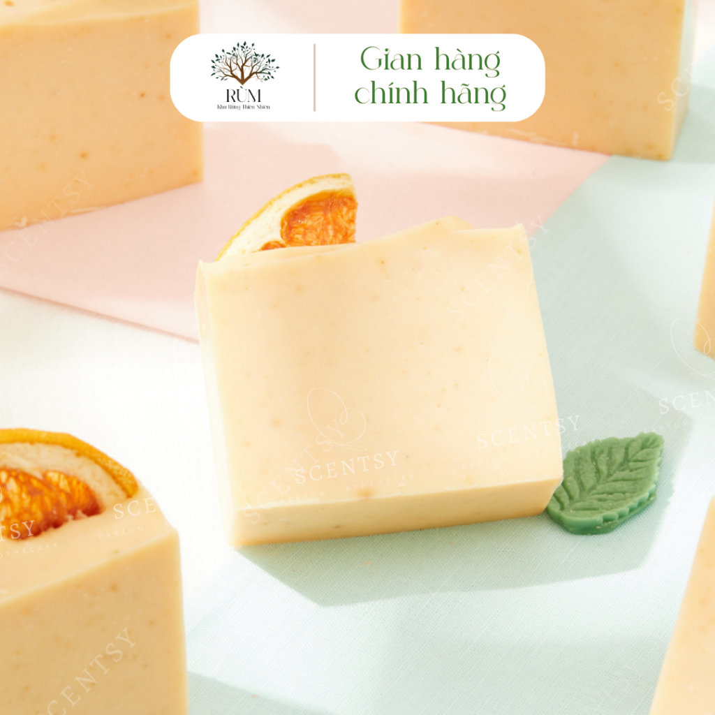 Xà Phòng Tắm | Giảm Mụn Sáng Da | Mùi Cam Nghệ | Scentsy