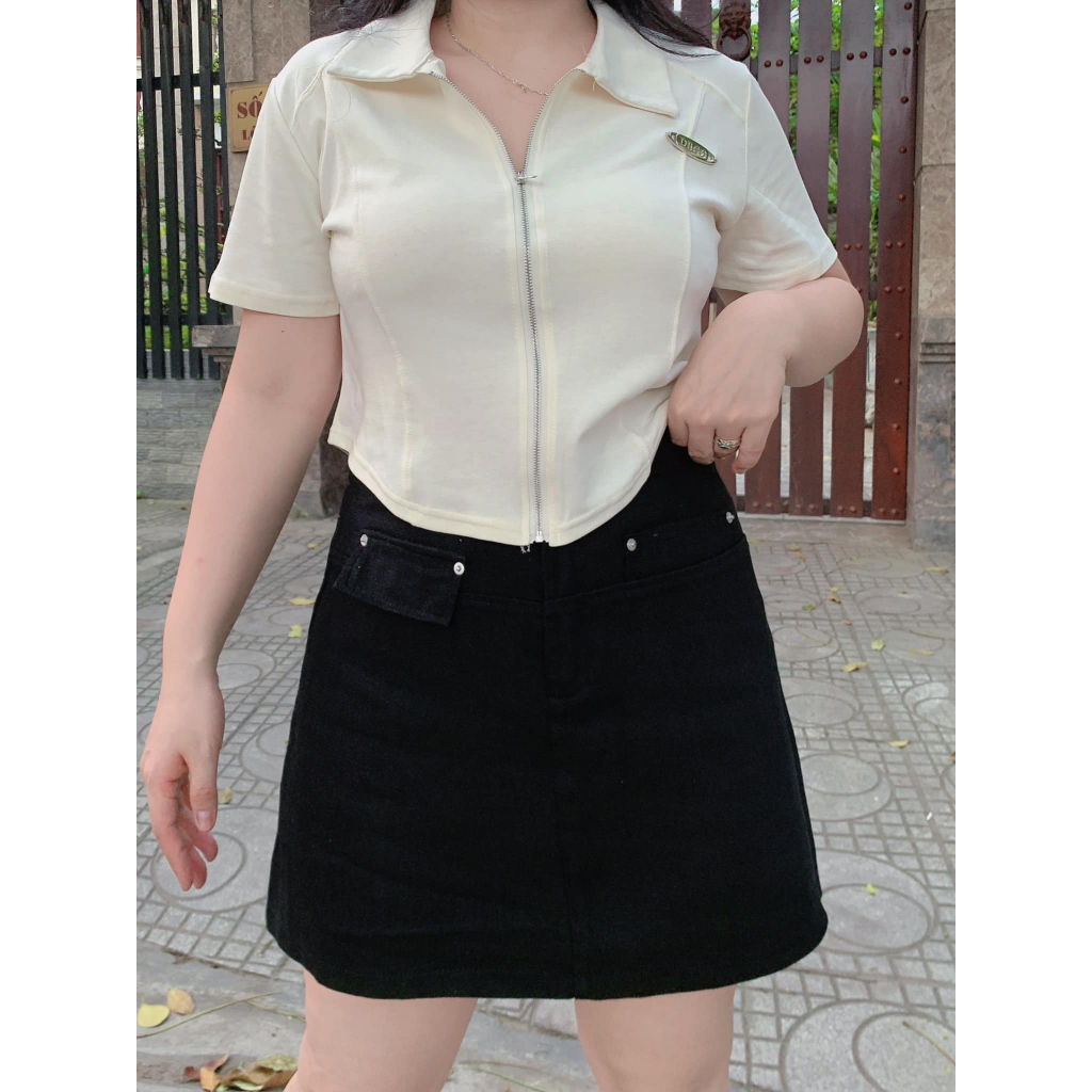 Set BIGSIZE áo M15051 và chân váy M14717 55-95KG