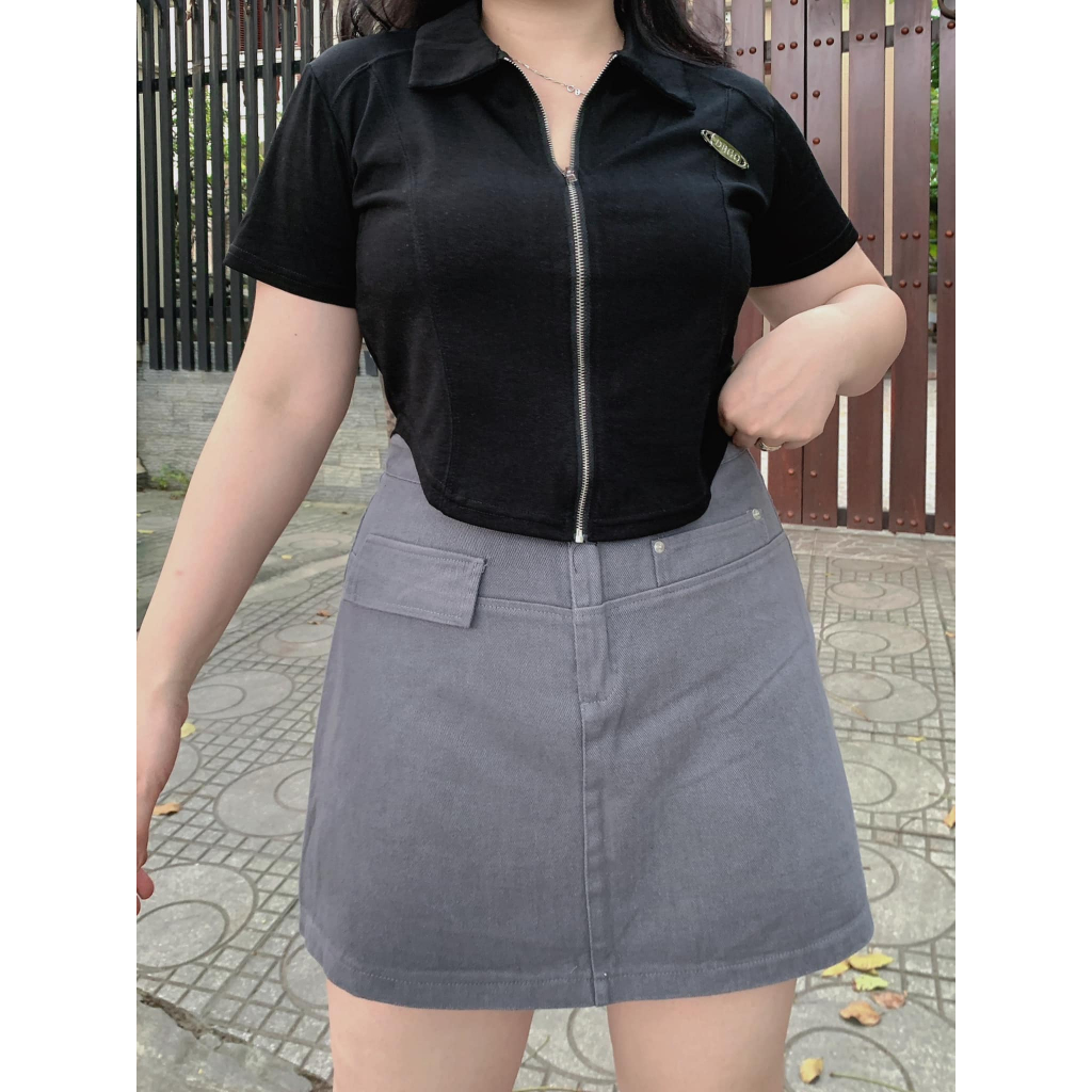 Set BIGSIZE áo M15051 và chân váy M14717 55-95KG