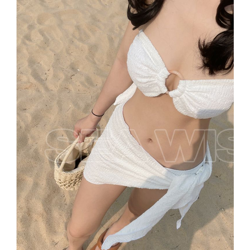 SIÊU HOT Bikini đi biển 3 mảnh, áo quây cài sau sang chảnh, vải đẹp, hot 2023