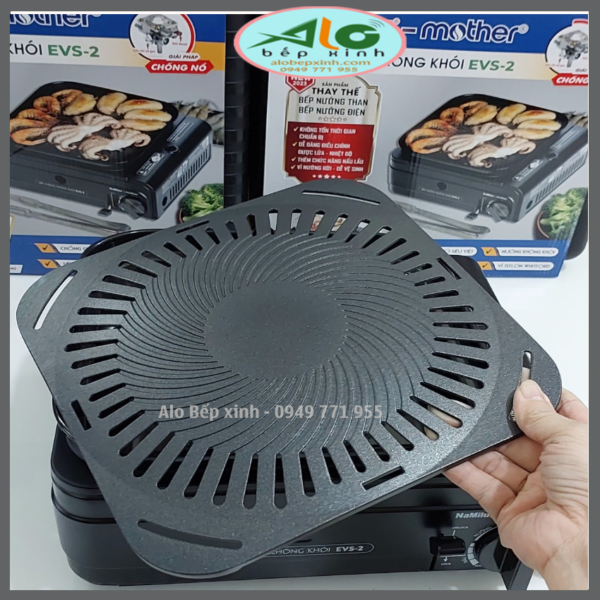 Bếp nướng không khói Namilux GS3123PF - Bếp nướng gas mini Namilux GS-3123PF công suất nấu lẩu nướng mạnh, nhanh sôi