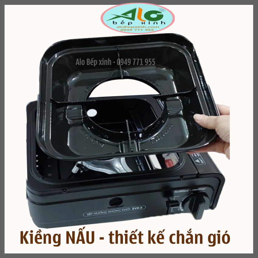 Bếp nướng không khói Namilux GS3123PF - Bếp nướng gas mini Namilux GS-3123PF công suất nấu lẩu nướng mạnh, nhanh sôi