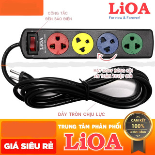 ổ cắm điện lioa 4 lỗ (3m, 5m)