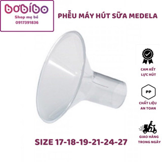 Phễu hút sữa size 17-19-21-24-27 dùng cho máy hút sữa Medela,Spectra,Avent,Rozabi,Cimirle, Pigeon hàng thay thế