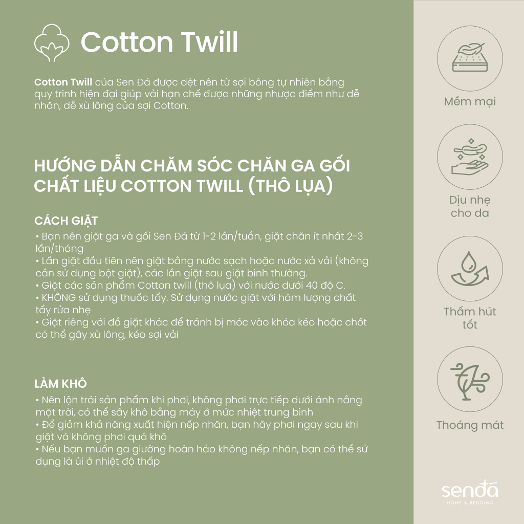 Vỏ gối ôm Cotton Twill Hàn Quốc 60x80 70x100 35x100cm Sen Đá Home Bedding trơn màu cao cấp, bao áo dây kéo khóa thô lụa