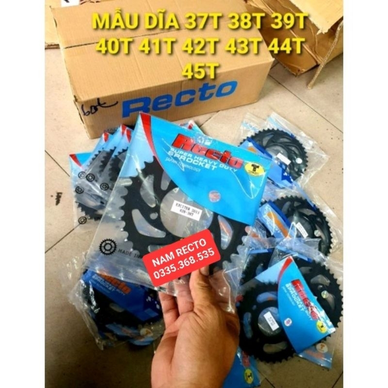 Dĩa sau exciter 135,sirius x.cơ,jupiter x.cơ 28T 30T 32T 33T 34T 35T 36T 37T 38T 39,40,41,42,43,44,45 Nhông 14T 15T 16T