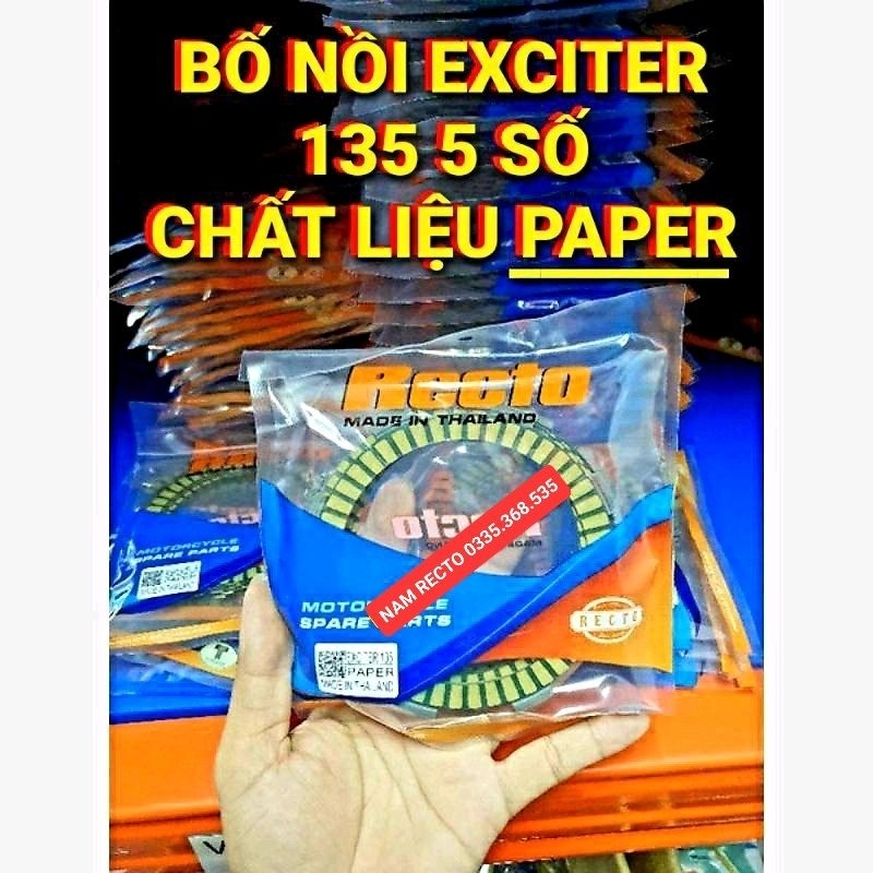 Bố nồi Exciter 135 5 số đời 2011 chính hãng recto Thái Lan paper