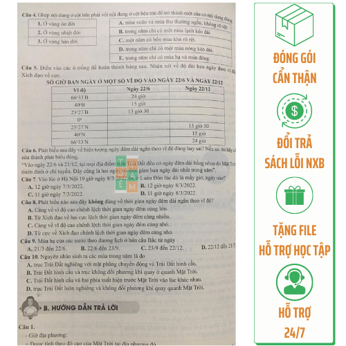 Sách - Phát triển năng lực Địa lí 10