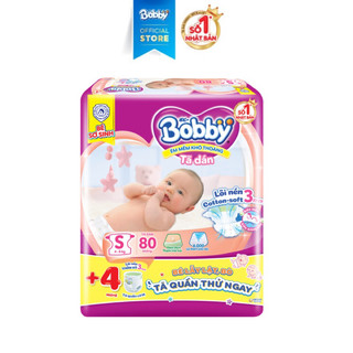 Tã dán Bobby NB38/NB70/S54/S80/M46/M76/L42 miếng
