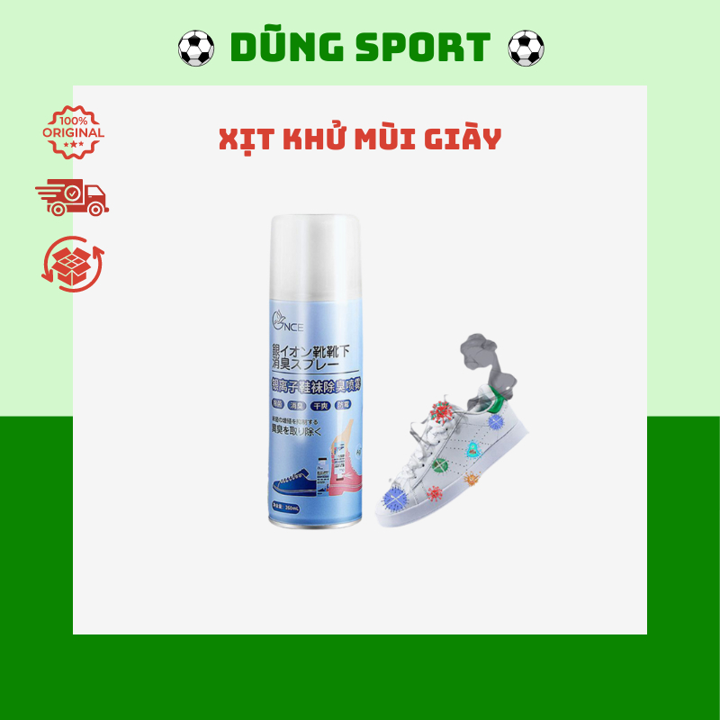 Chai Xịt Khử Mùi Giày Dép NaNo Bạc, Xịt Khử Mùi Hôi Chân