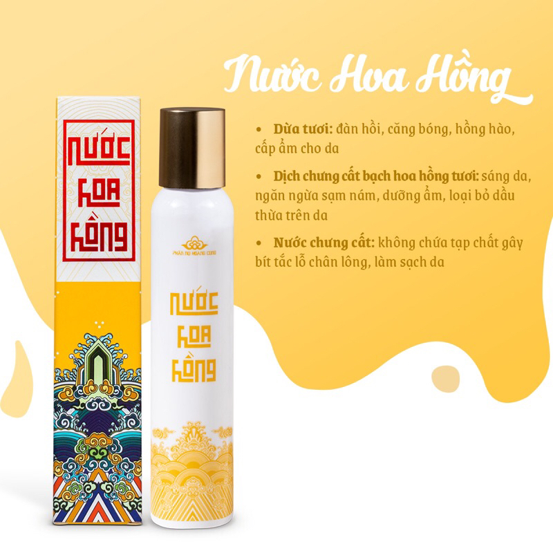 Nước hoa hồng Phấn Nụ Hoàng Cung 120 ml/ 1 chai