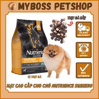 Thức ăn hạt cao cấp cho chó mọi lứa tuổi nutrience subzero dog vị bò & cá hồi 500g-1kg-2.27kg