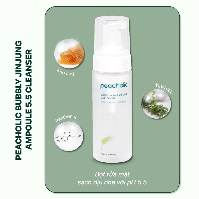 Sữa Rửa Mặt Keo Ong Peacholic