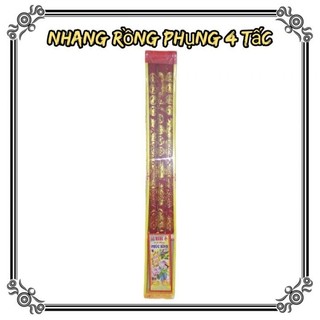 Nhang rồng phụng đỏ cao 4 tấc