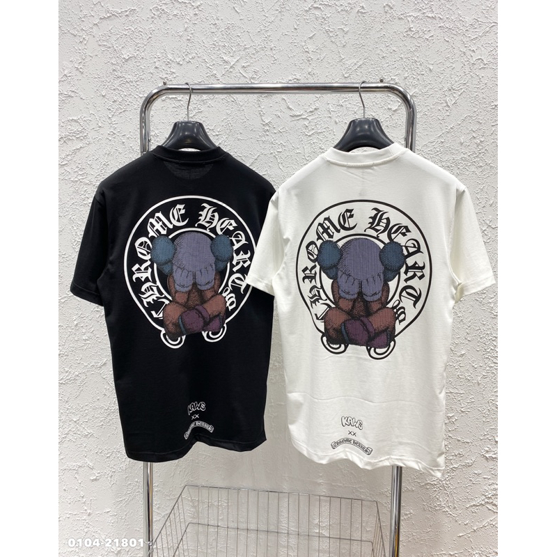 Tee Chrome x Kaws Unisex 100% Cotton