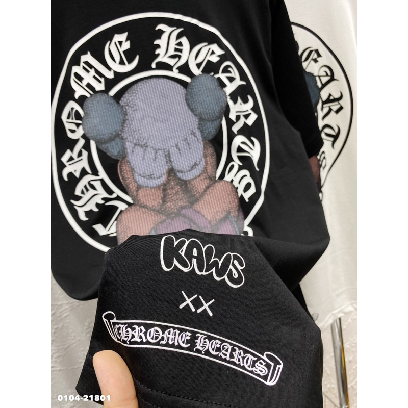 Tee Chrome x Kaws Unisex 100% Cotton