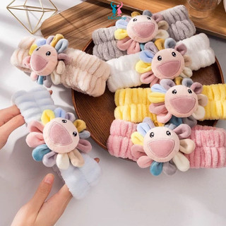 Băng đô hoa, cài tóc cute làm gọn tóc trang điểm, rửa mặt, bờm hoa hàn quốc làm quà tặng phụ kiện