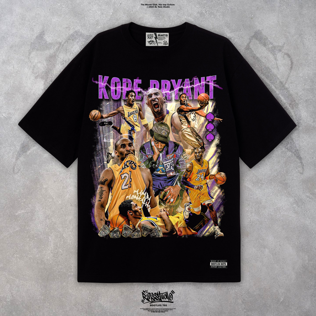 Áo Thun Kobe Bryant Bootleg Rats Tee - huyền thoại bóng rổ